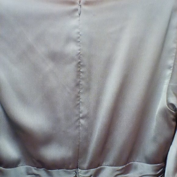 ADRIANNA PAPELL  CHIFFON DRESS W/ BEADS NWT FORMAL WEAR - Picture 10 of 12